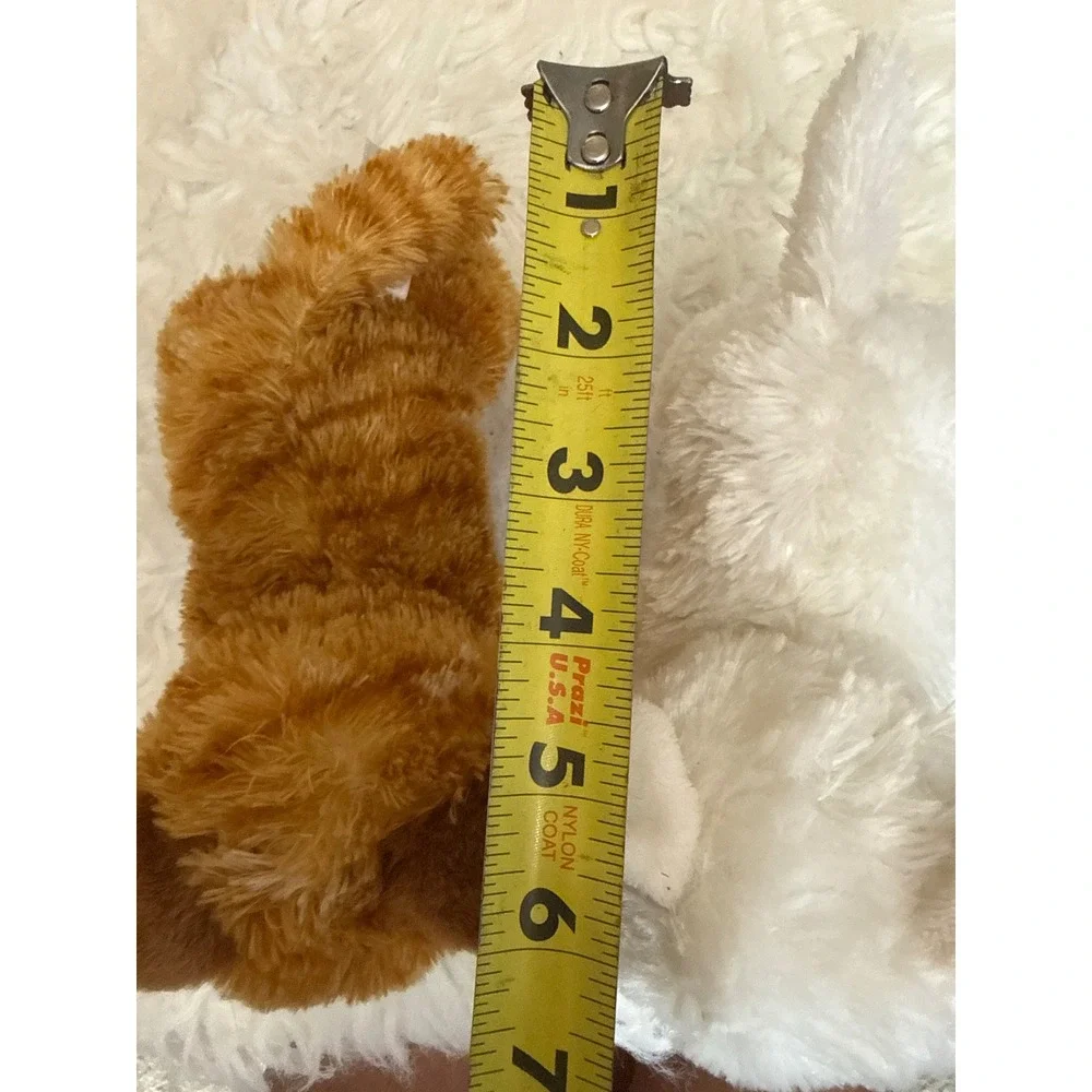 Aurora World Plush Kitten Set White Blue Eyes Ginger Orange Tabby Cat 6 Inch